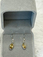 Earrings, Citrine