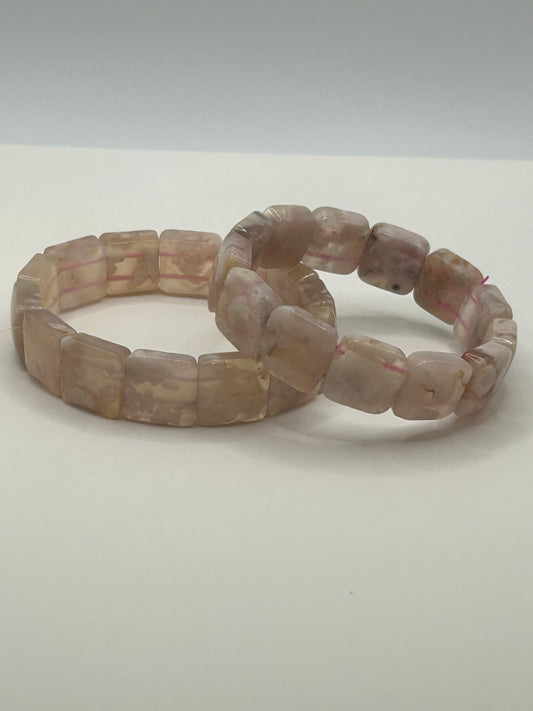 Bangle - Flower Agate