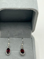 Earrings, Garnet