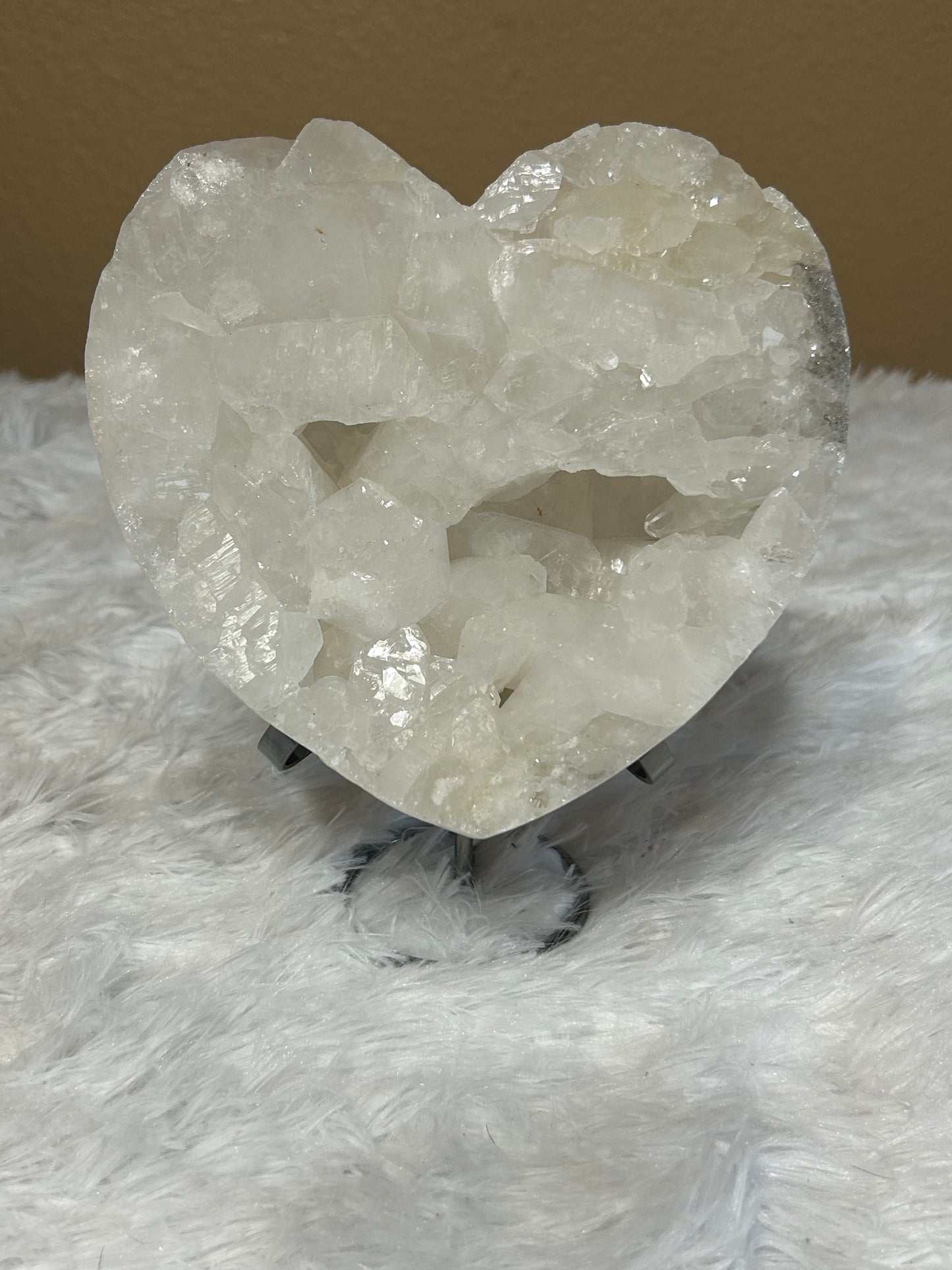 Heart(s) - X-Large Clear Quartz Half Raw