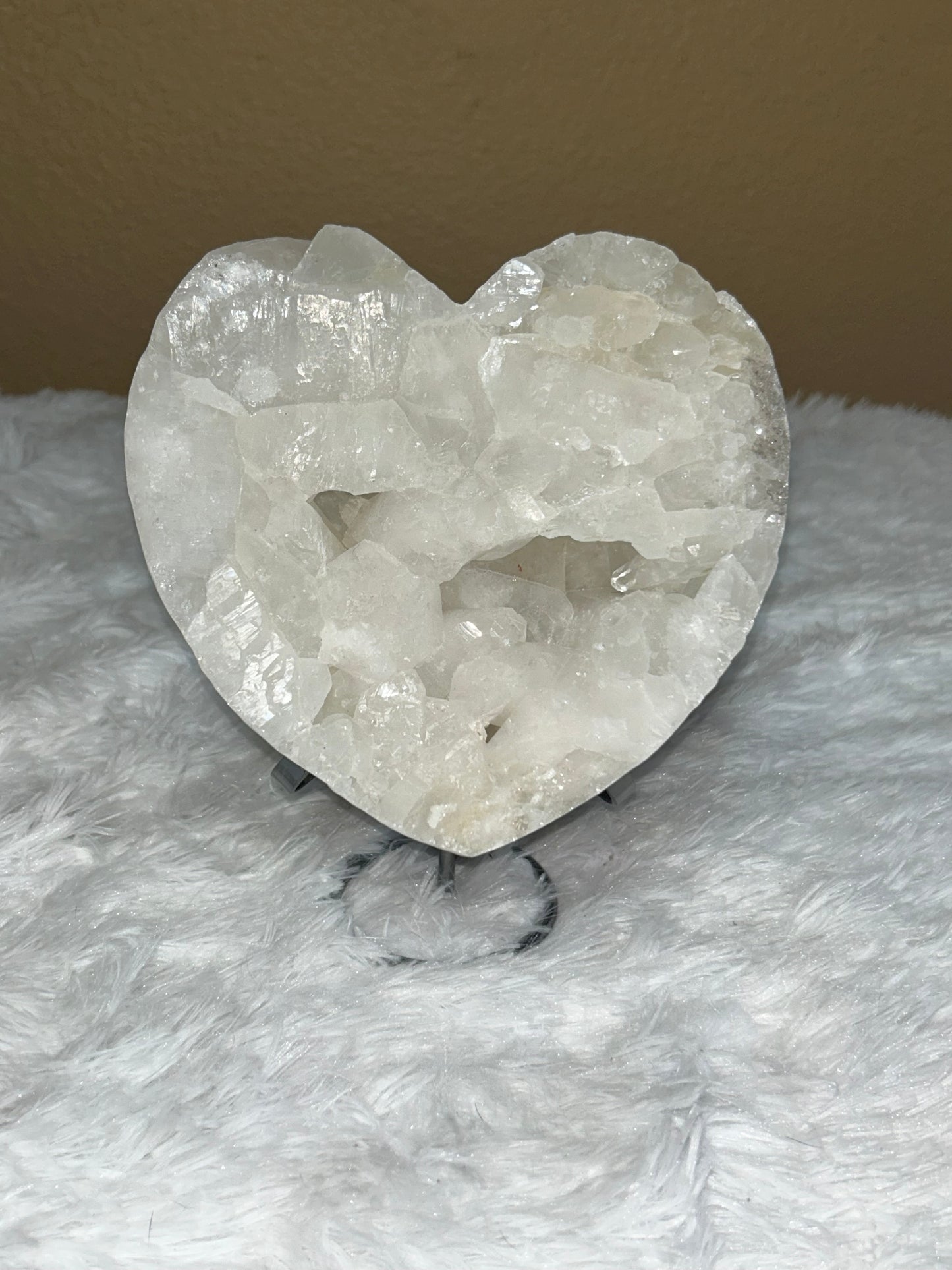 Heart(s) - X-Large Clear Quartz Half Raw