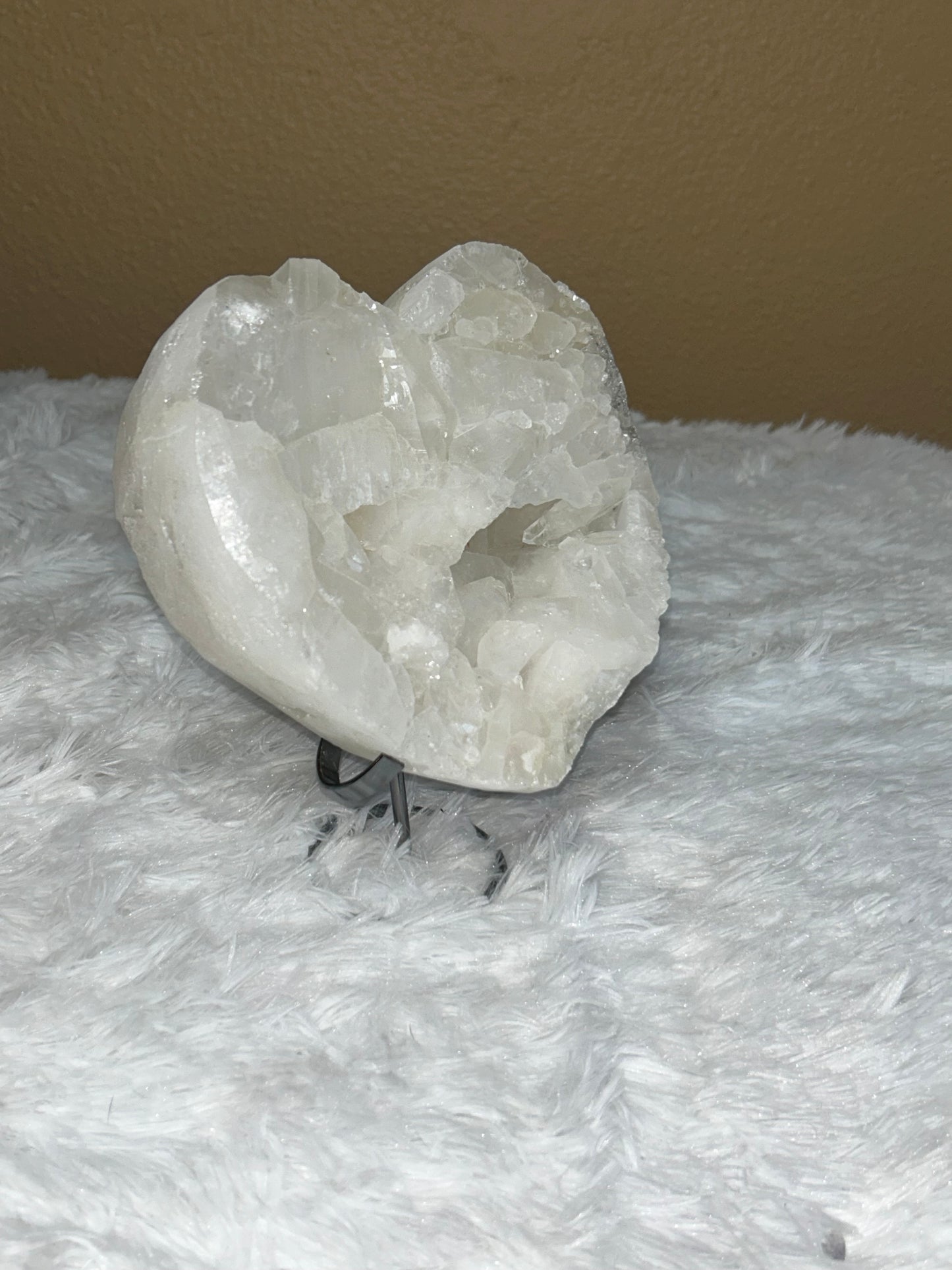 Heart(s) - X-Large Clear Quartz Half Raw