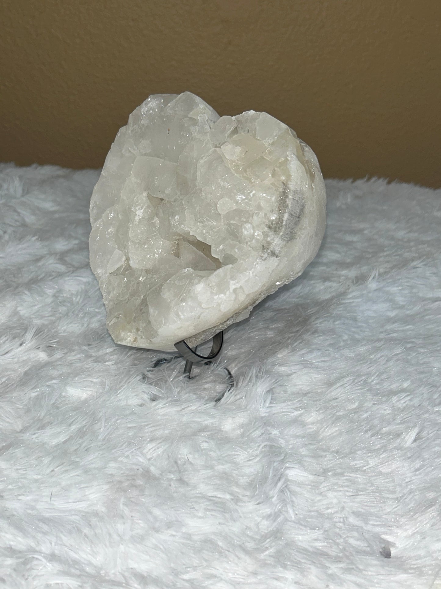 Heart(s) - X-Large Clear Quartz Half Raw