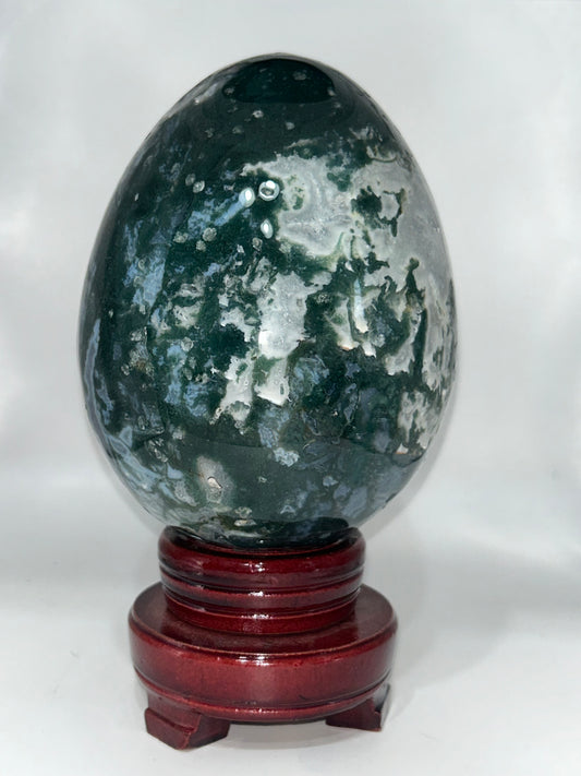 Egg(s), X-Large Moss Agate