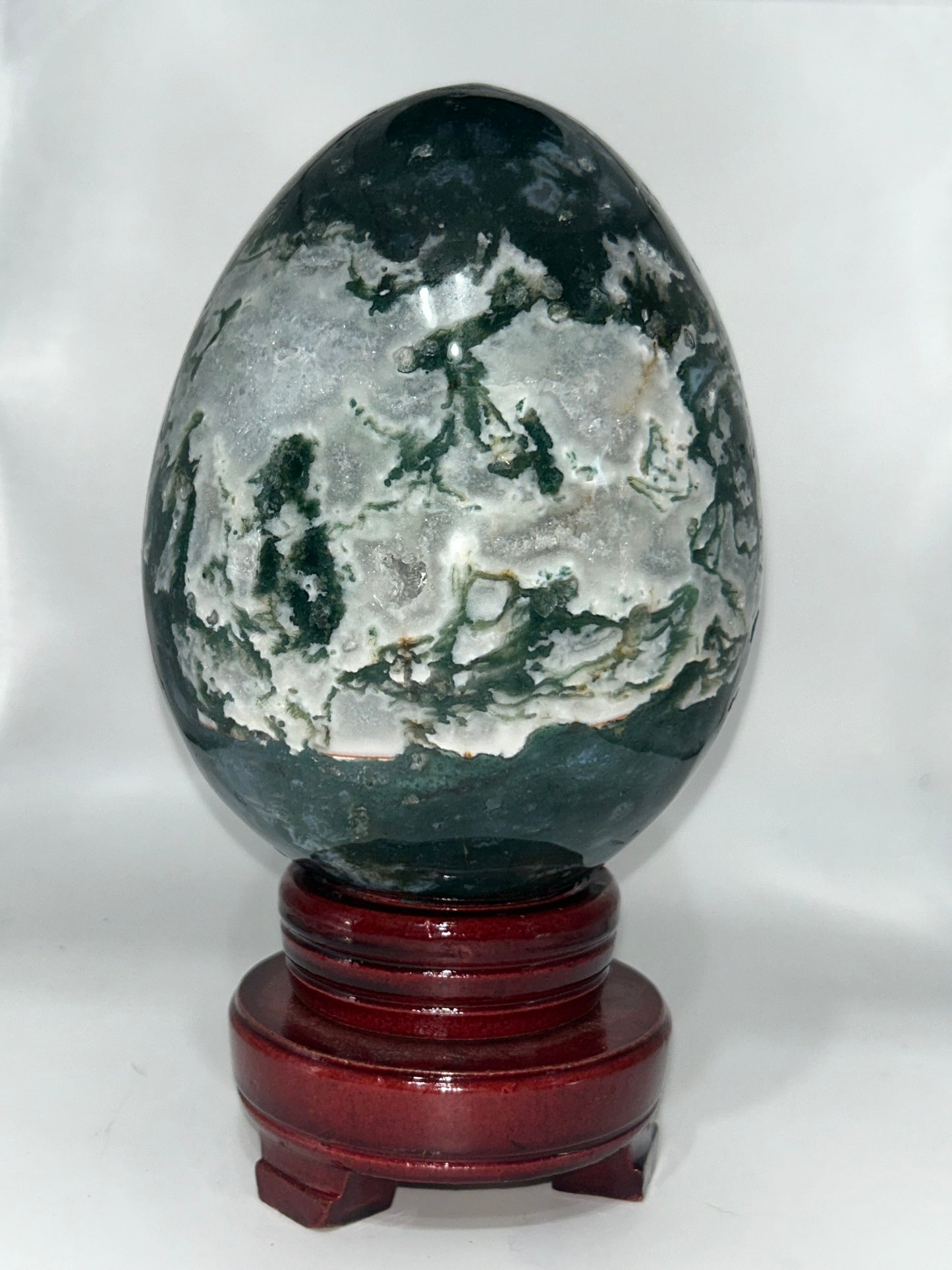 Egg(s), X-Large Moss Agate