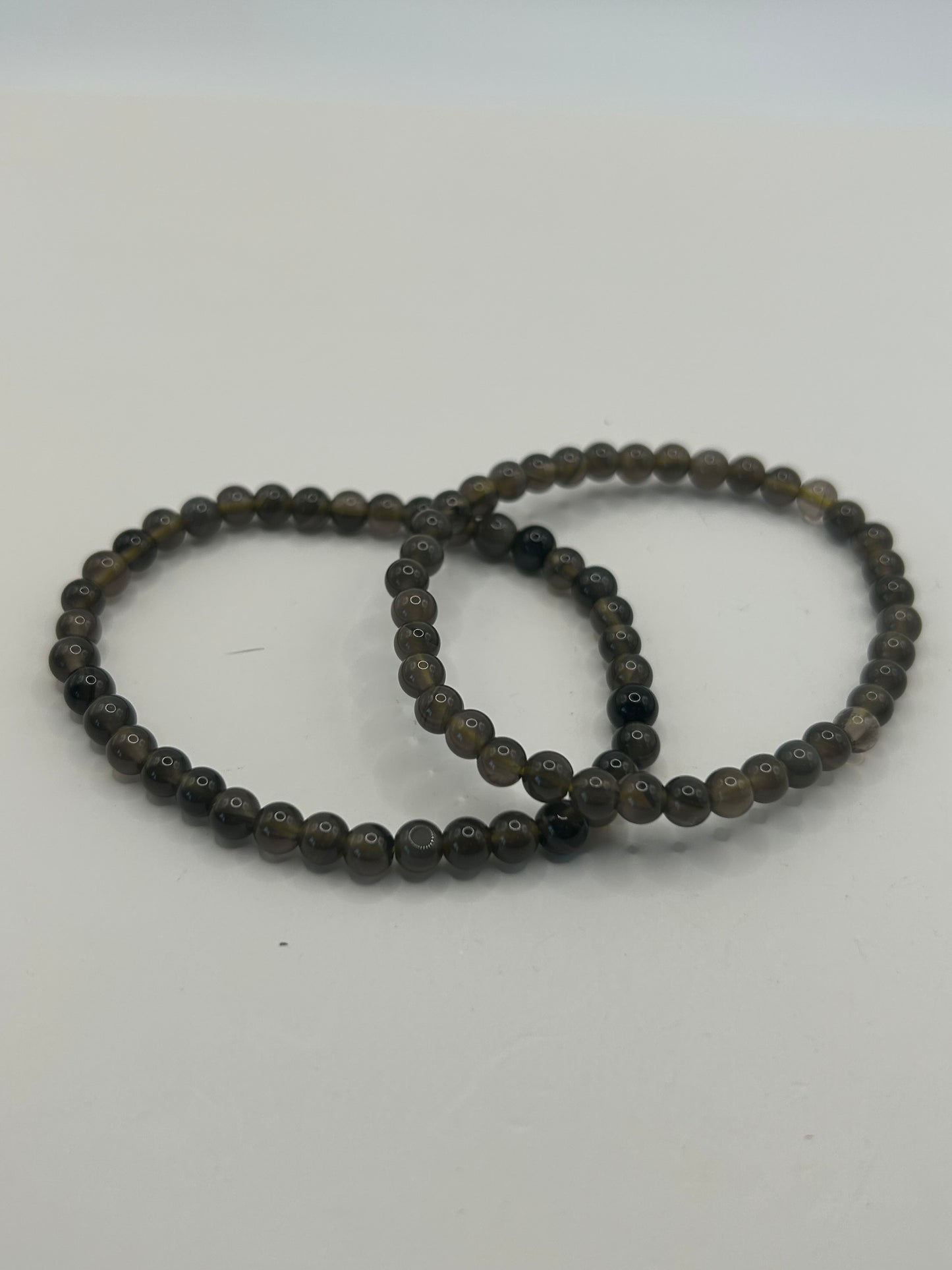 Bracelet - Obsidian, Ice