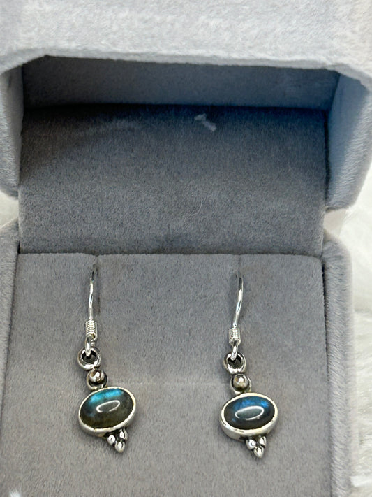 Earrings, Labradorite