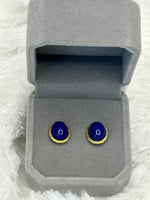 Earrings, Lapis Lazuli