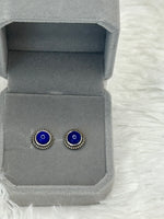 Earrings, Lapis Lazuli