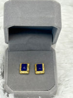 Earrings, Lapis Lazuli