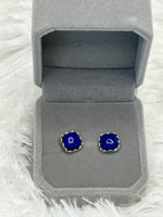 Earrings, Lapis Lazuli