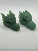 Dragon Head(s) - Green Aventurine