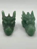 Dragon Head(s) - Green Aventurine