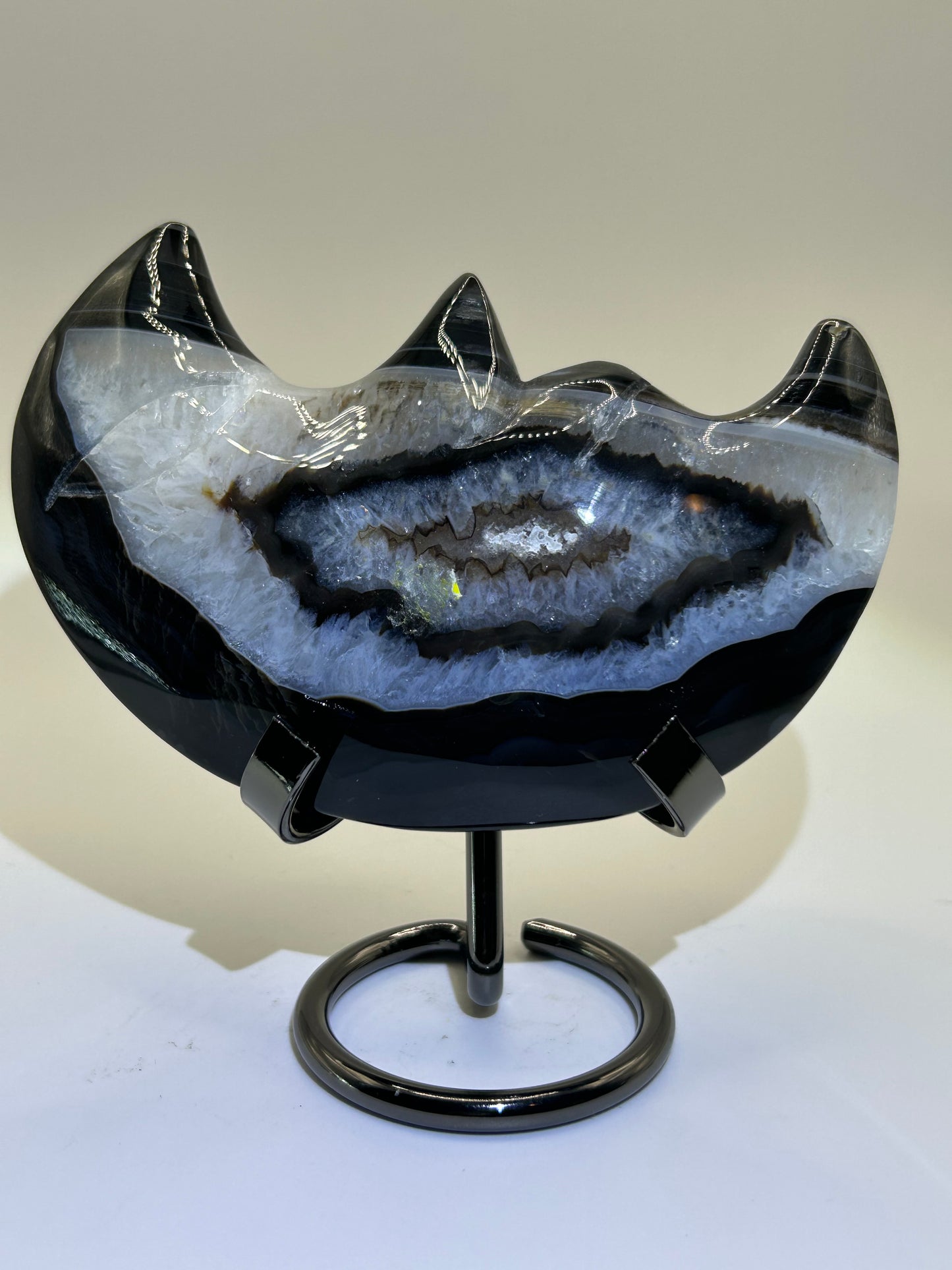 Moon Face(s) - Black Agate