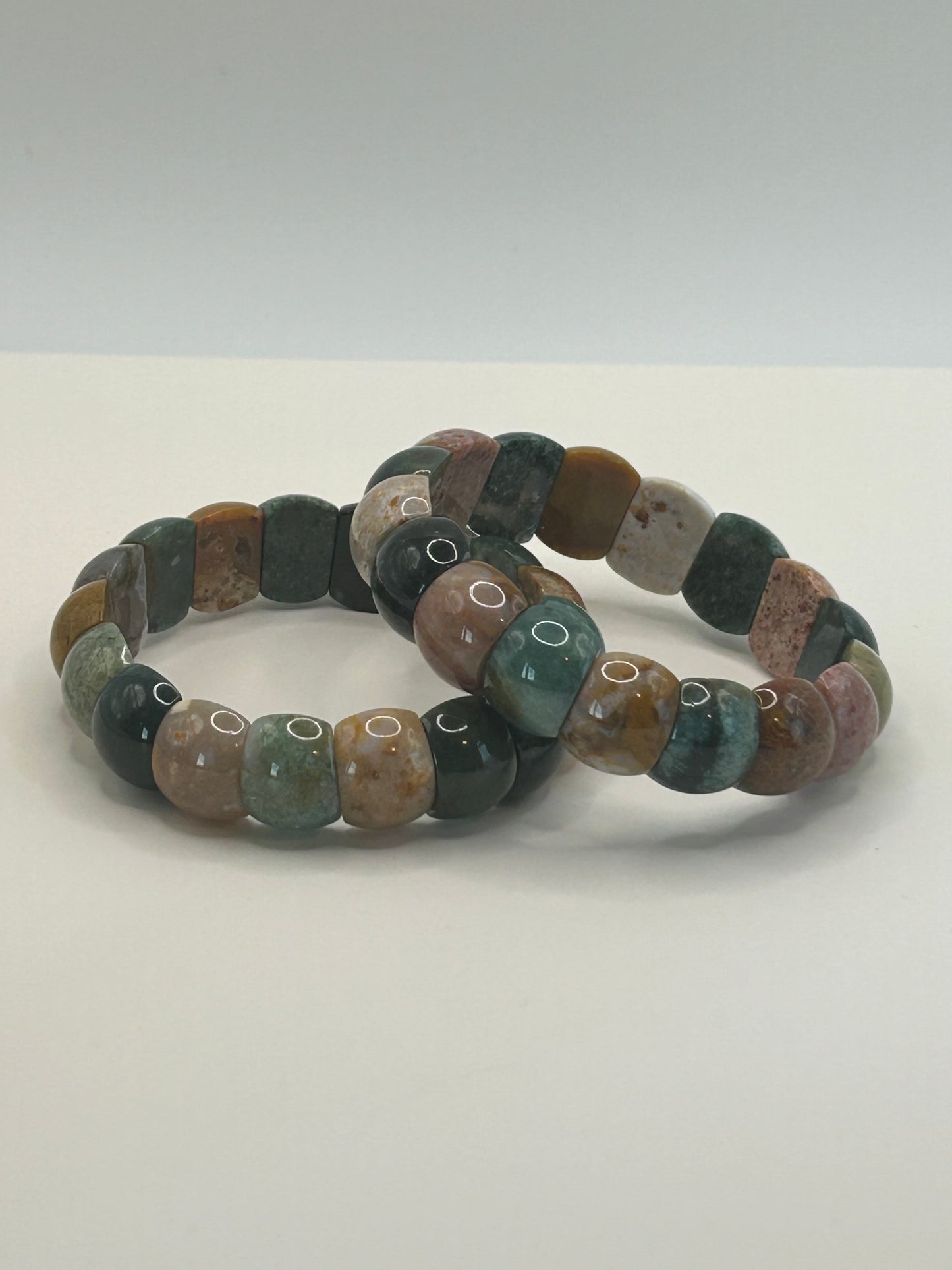 Bangle - Moss Agate