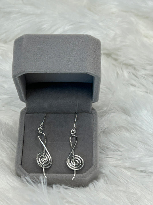 Earrings, Music Notes