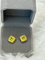 Earrings, Peridot