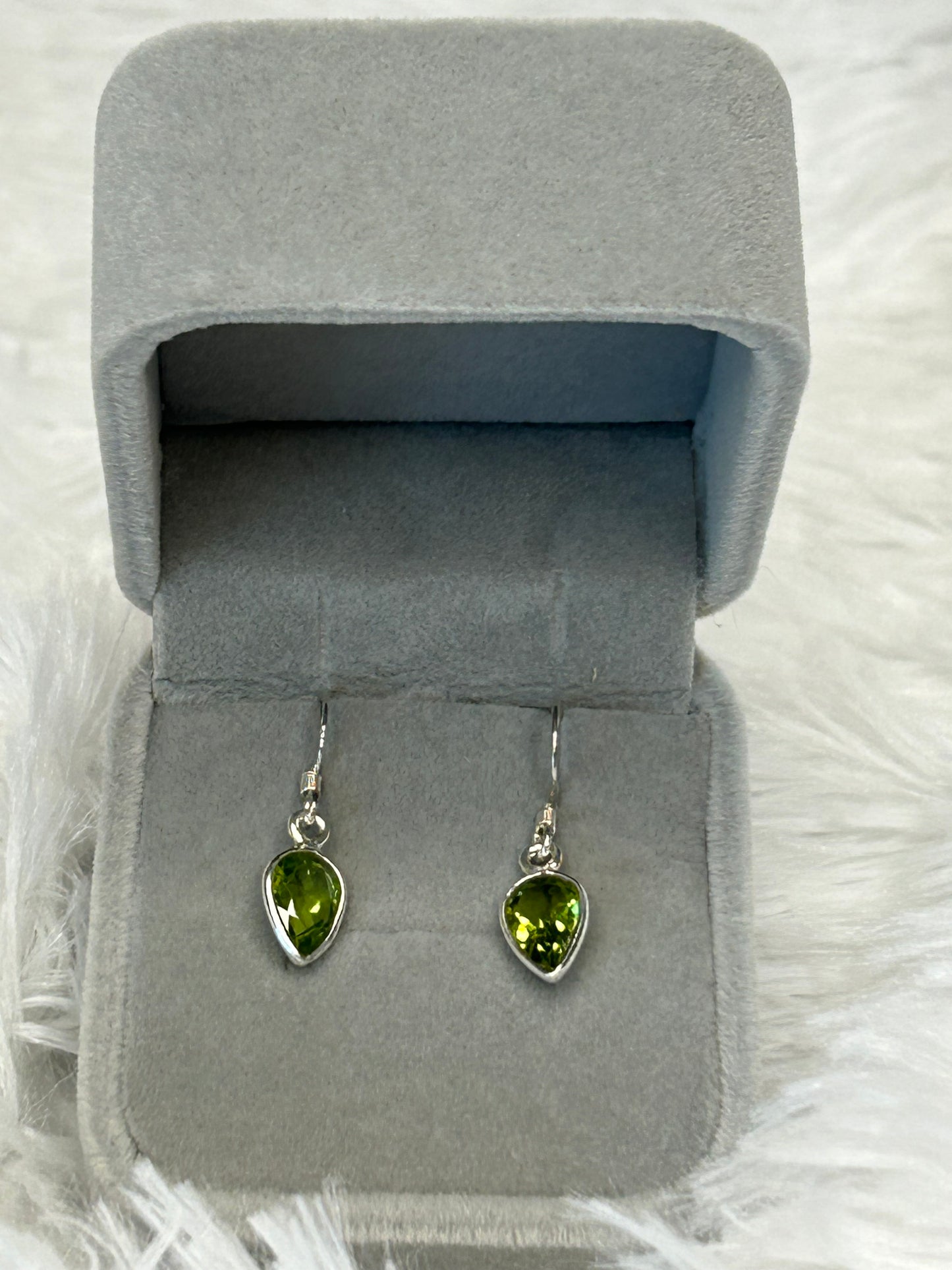 Earrings, Peridot