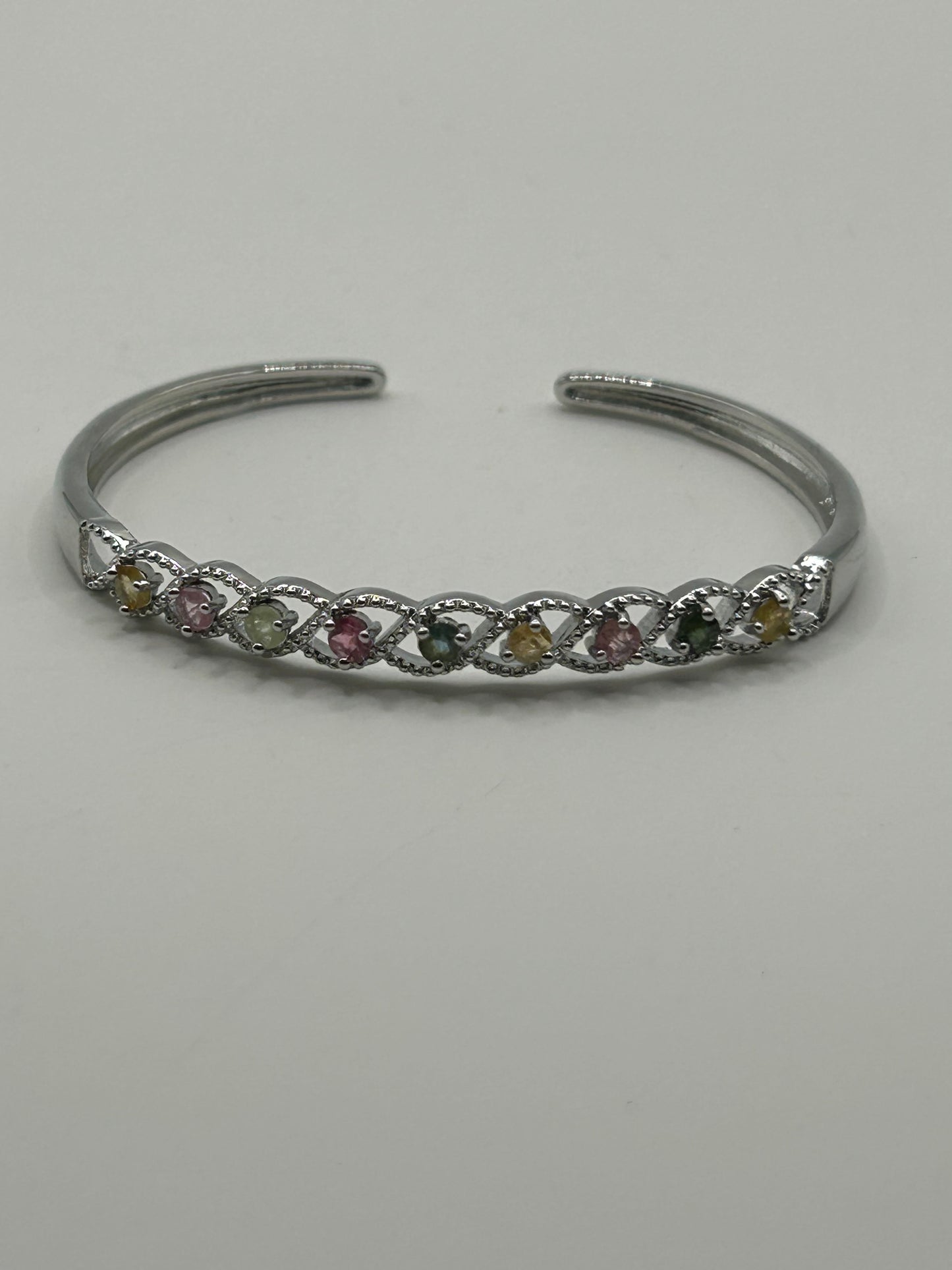 Bangle - Rainbow Tourmaline