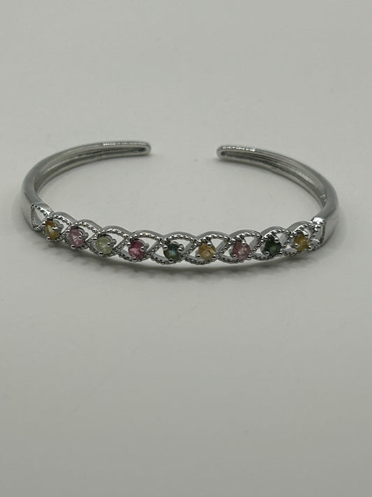 Bangle - Rainbow Tourmaline