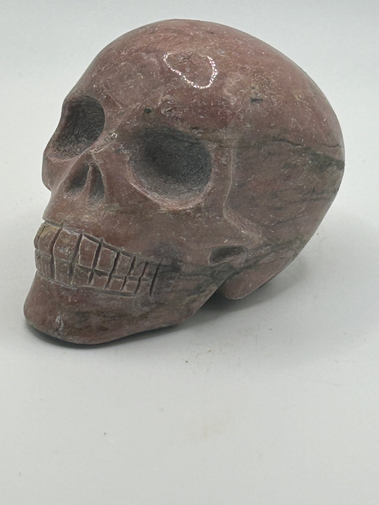 Skull(s) - Rhodonite