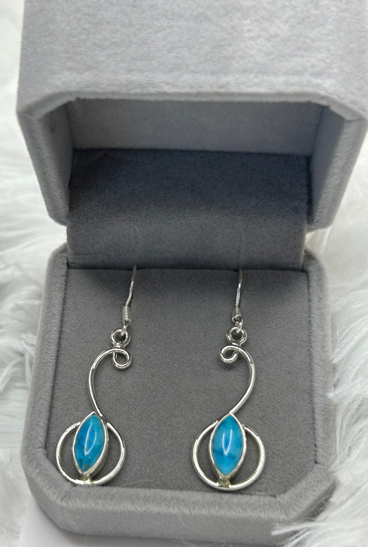 Earrings, Turquoise