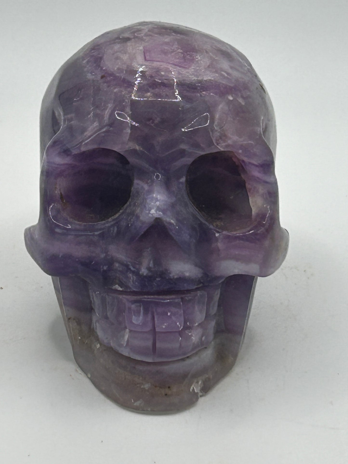 Skull(s) - Amethyst and Mexican Crazy Lace