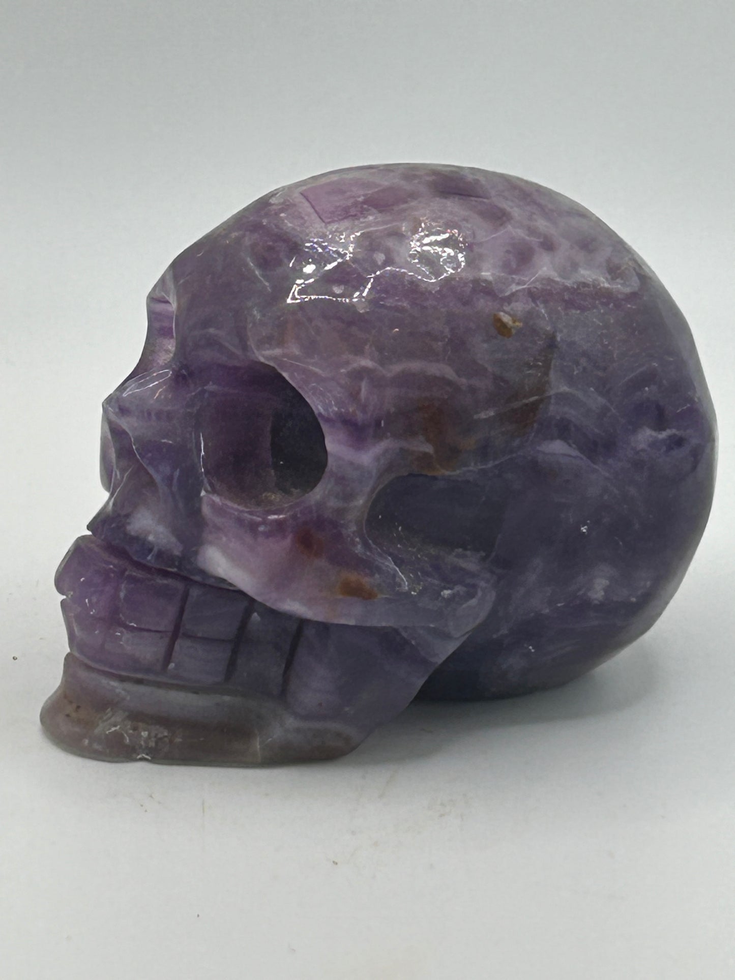 Skull(s) - Amethyst and Mexican Crazy Lace