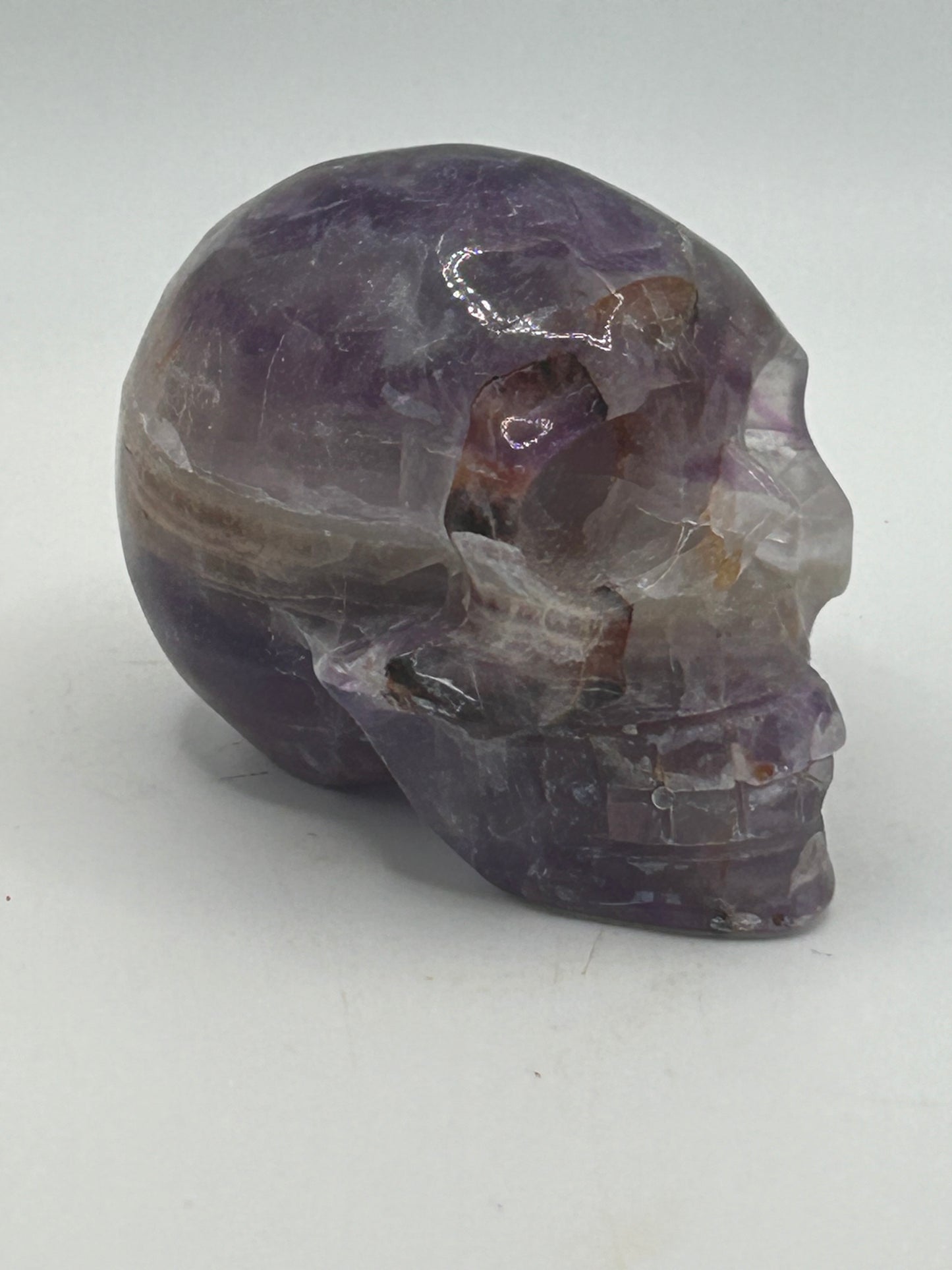 Skull(s) - Dream Amethyst and Fire Quartz