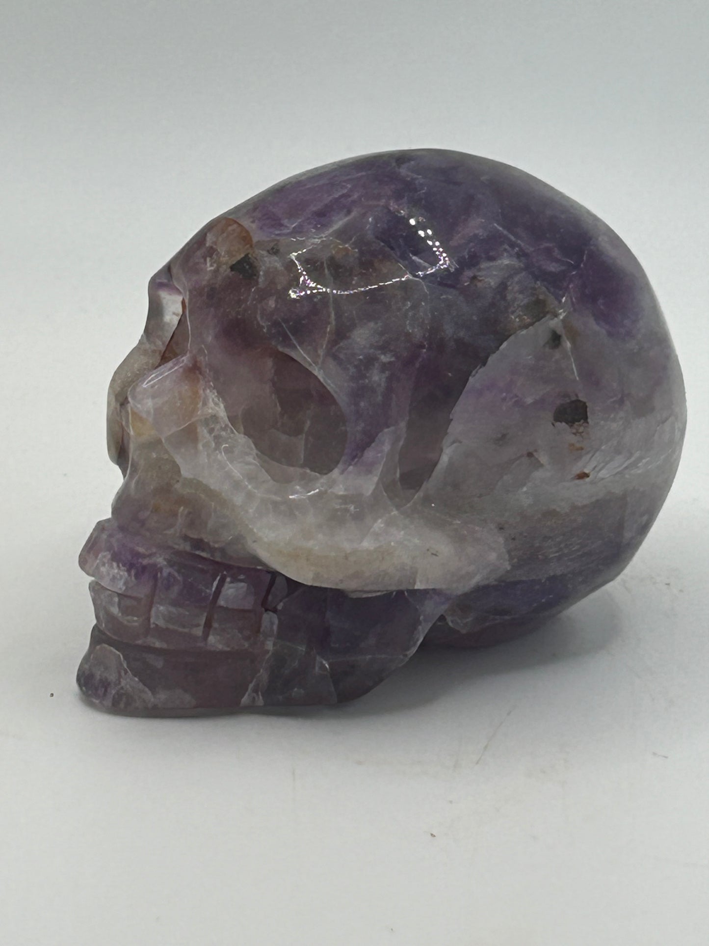 Skull(s) - Dream Amethyst and Fire Quartz