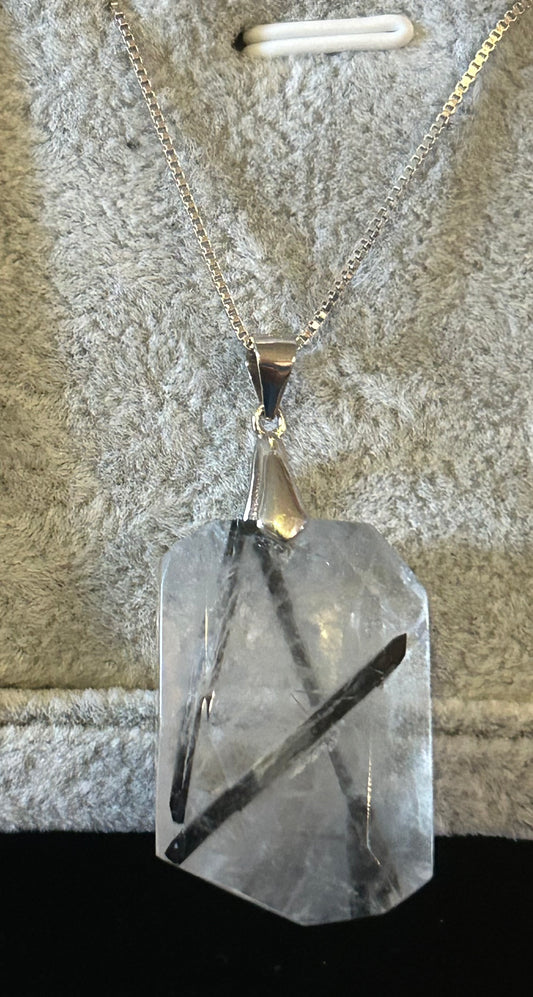 Necklace(s) - Black Tourmaline in Quartz