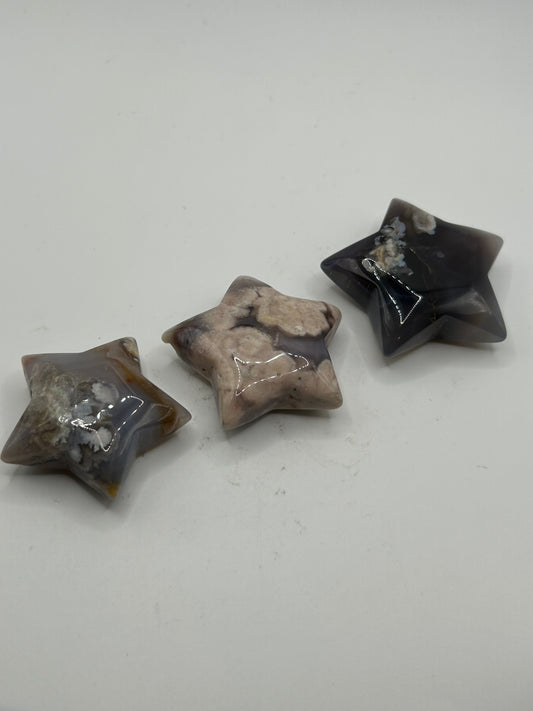 Star(s), Blue Flower Agate