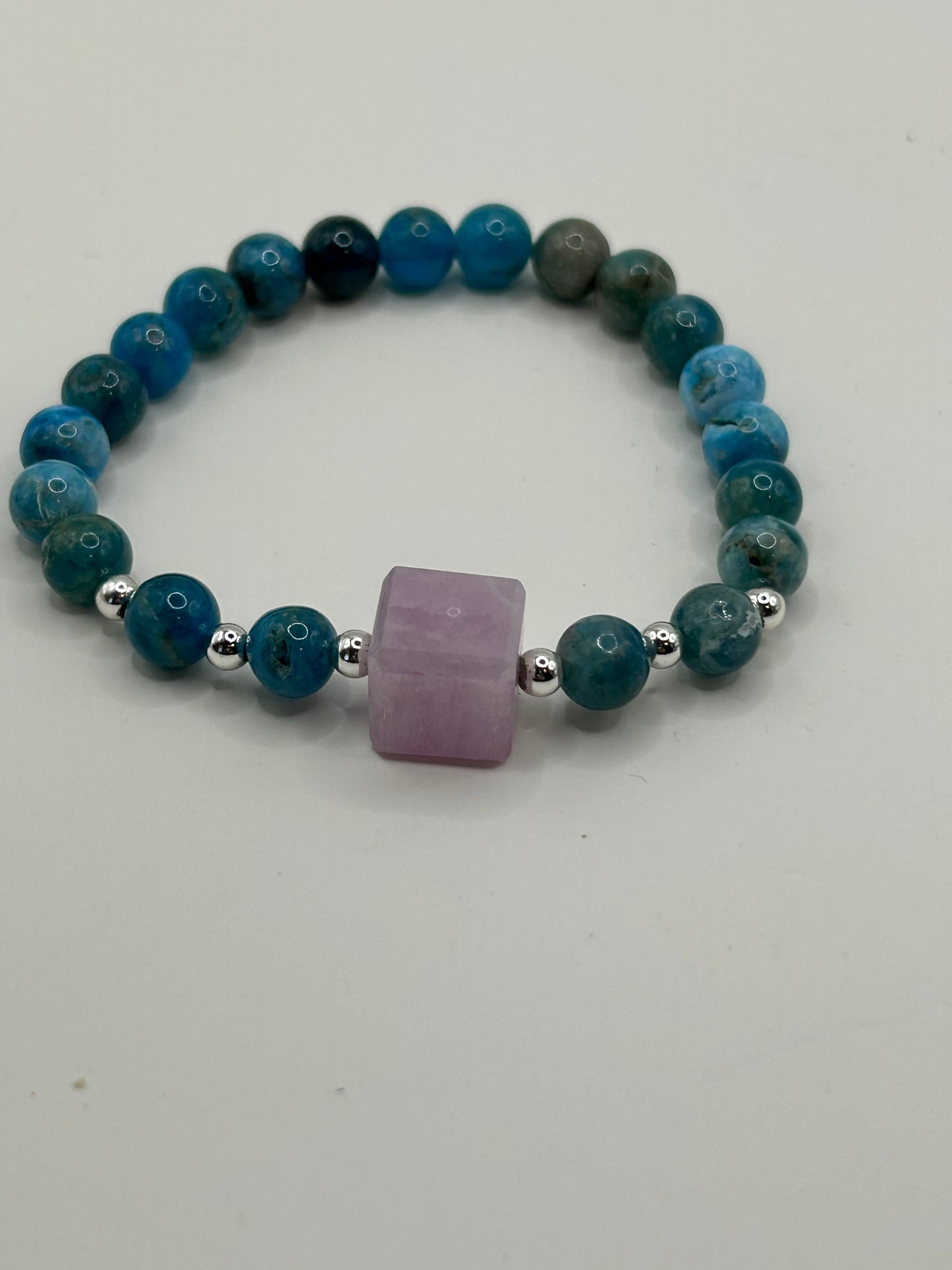 Bracelet - Blue Apatite