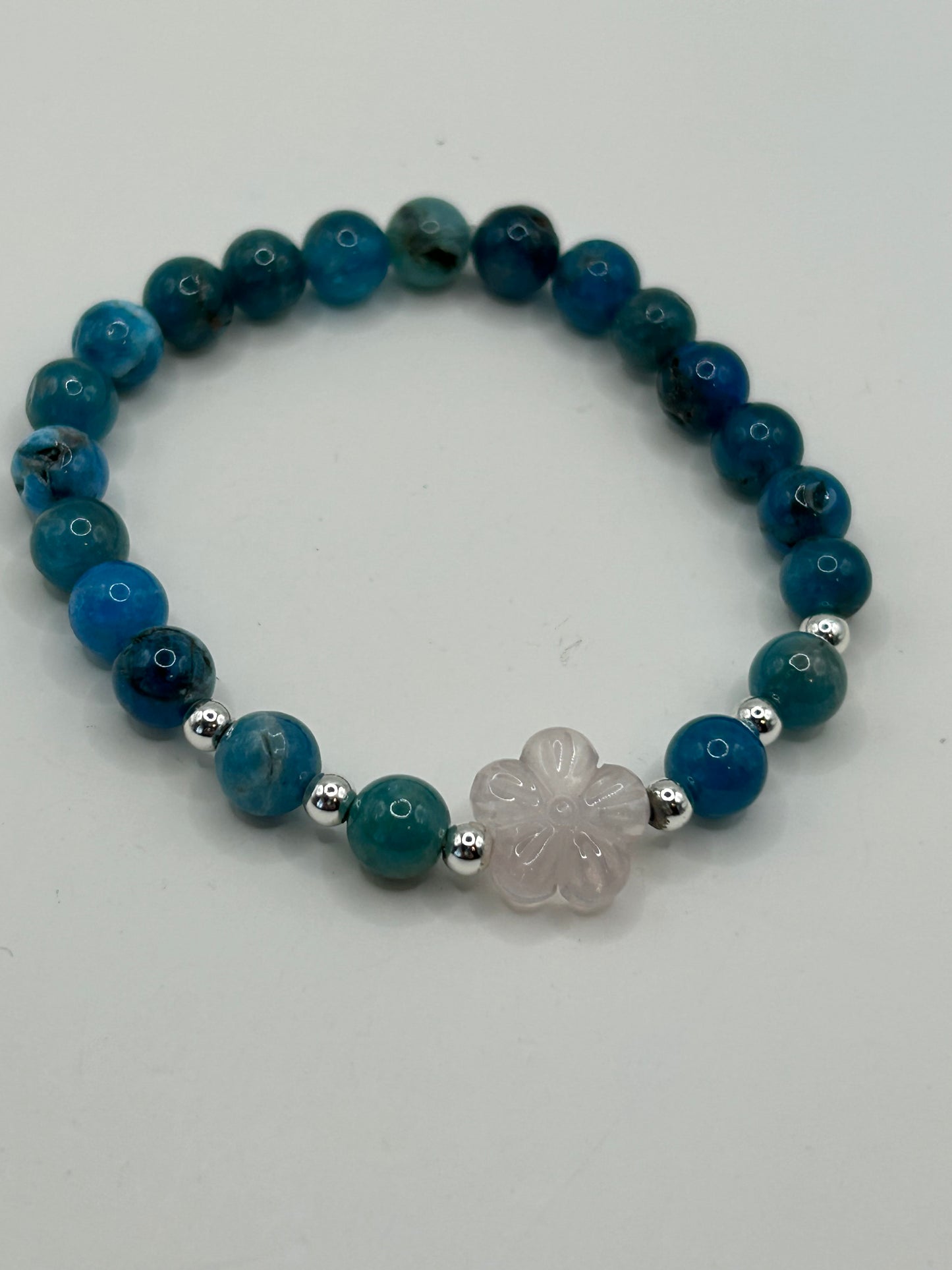 Bracelet - Blue Apatite