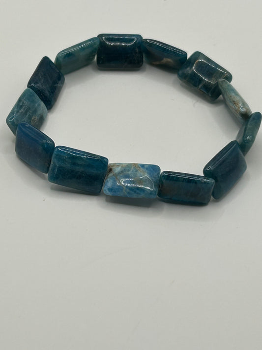 Bangle - Blue Apatite (Square)