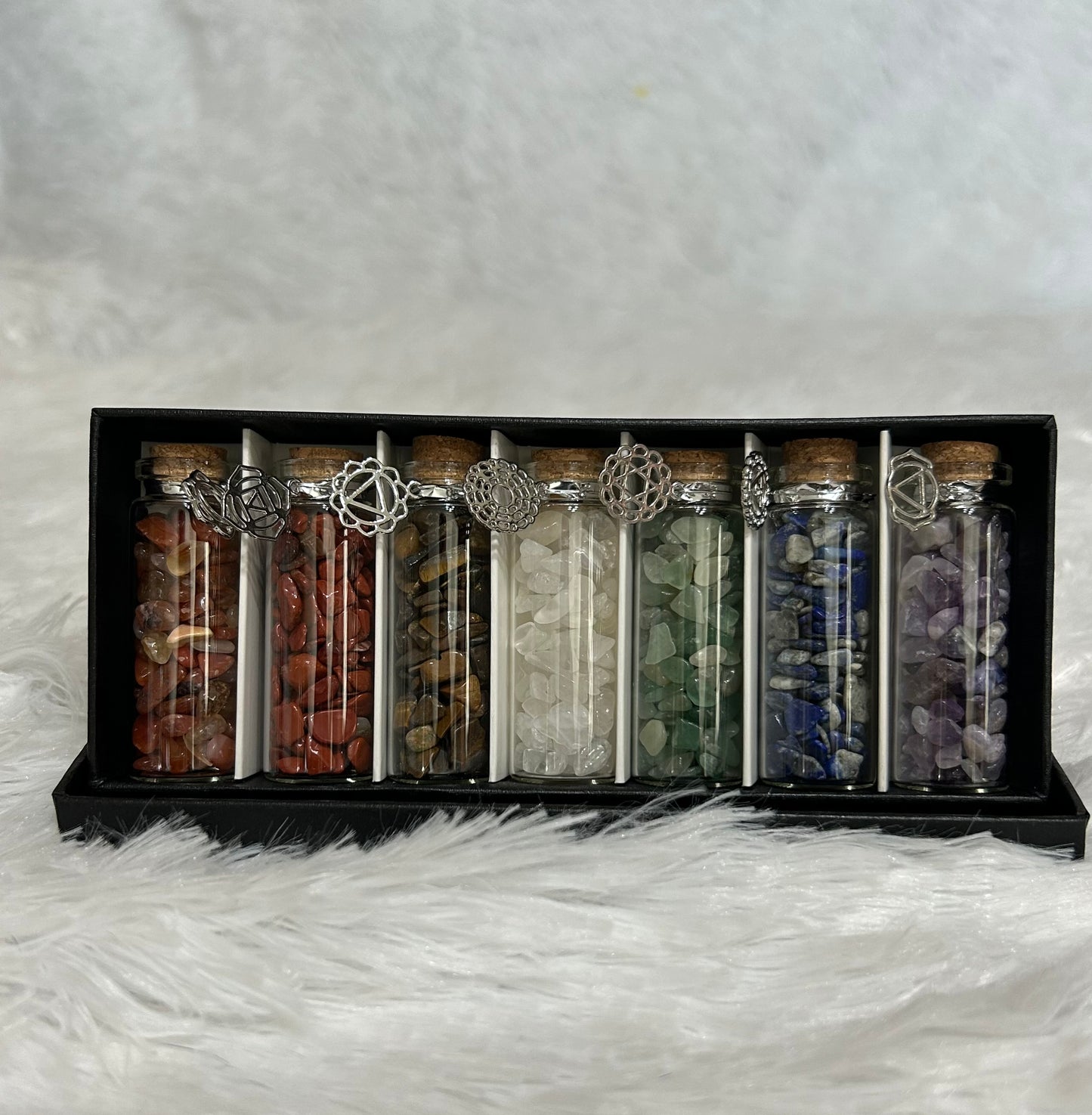 Chakra Wish Bottle Set