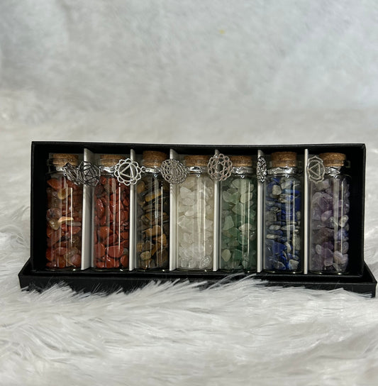 Chakra Wish Bottle Set