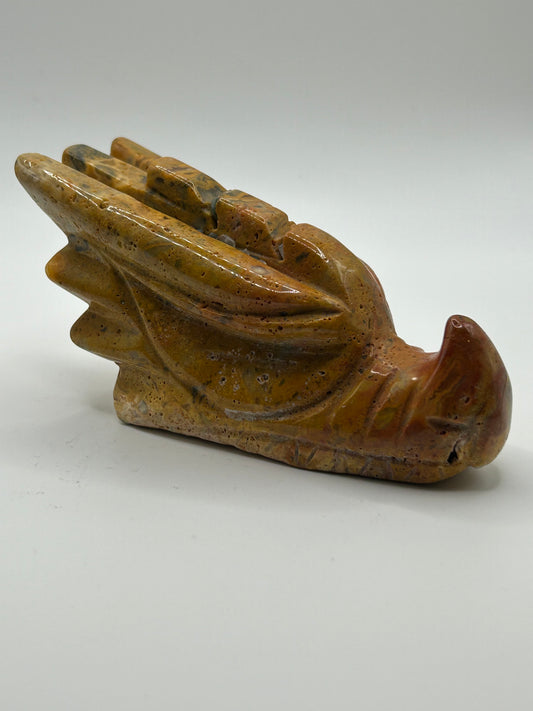 Dragon Head(s) - Agate, Mexican Crazy Lace