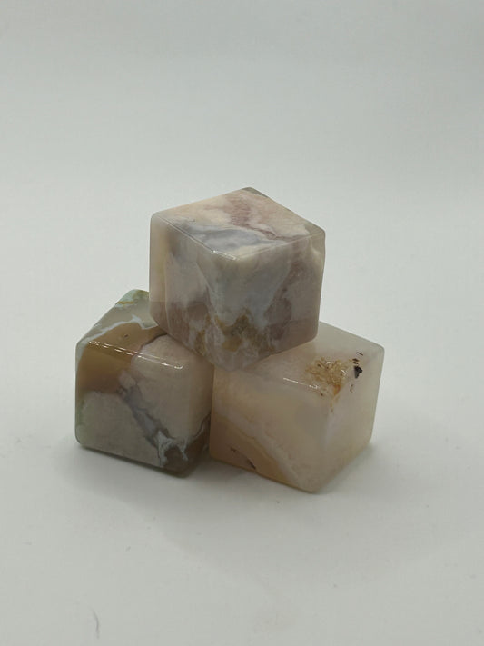 Cube(s) - Flower Agate