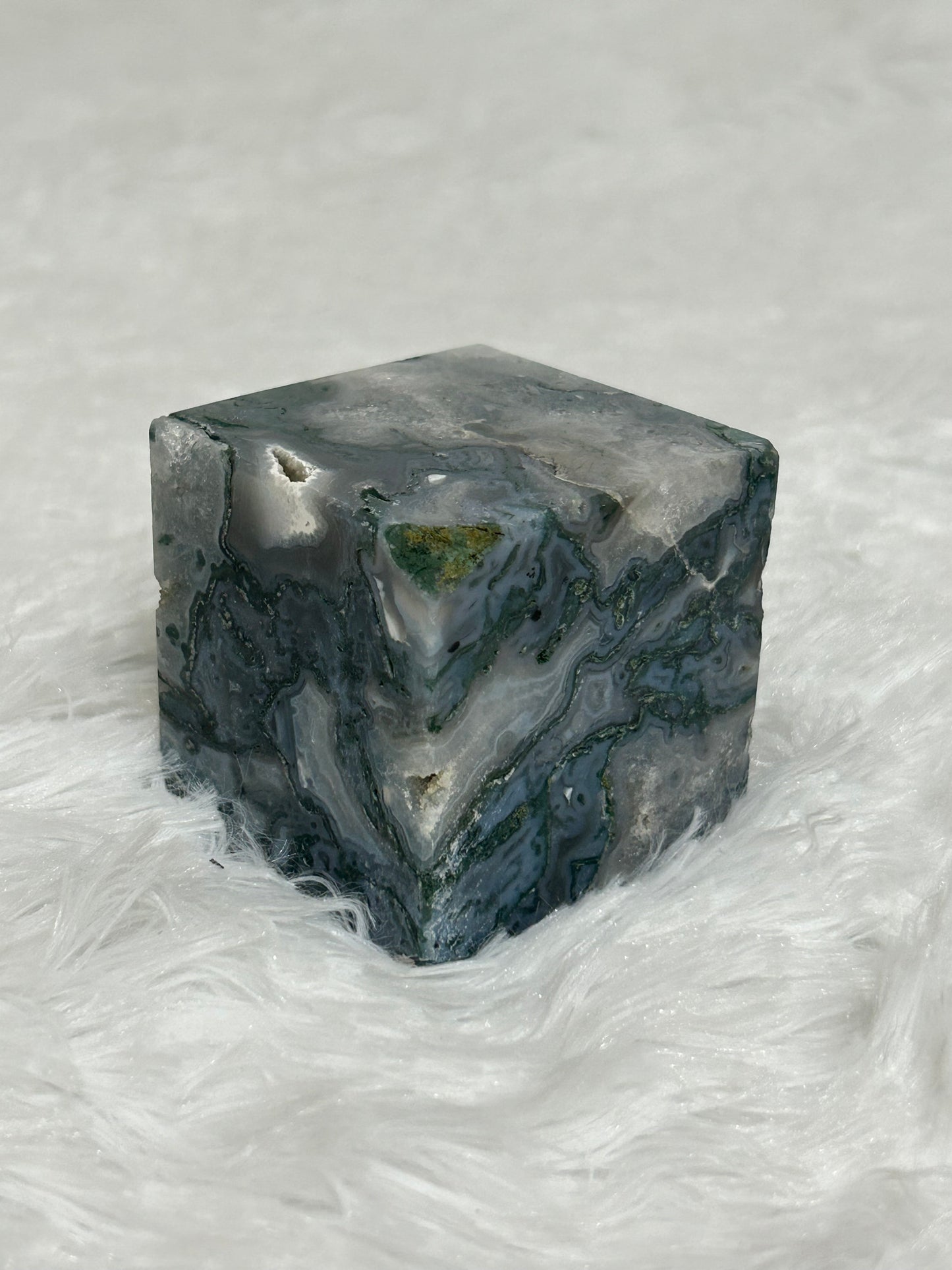 Cube(s) - Moss Agate