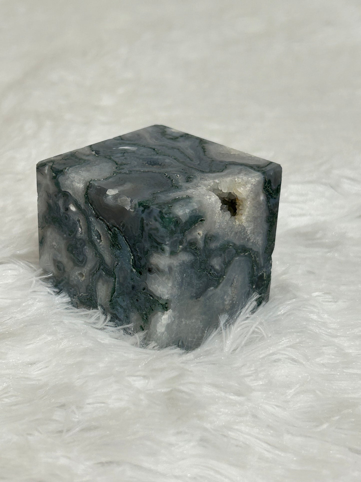 Cube(s) - Moss Agate