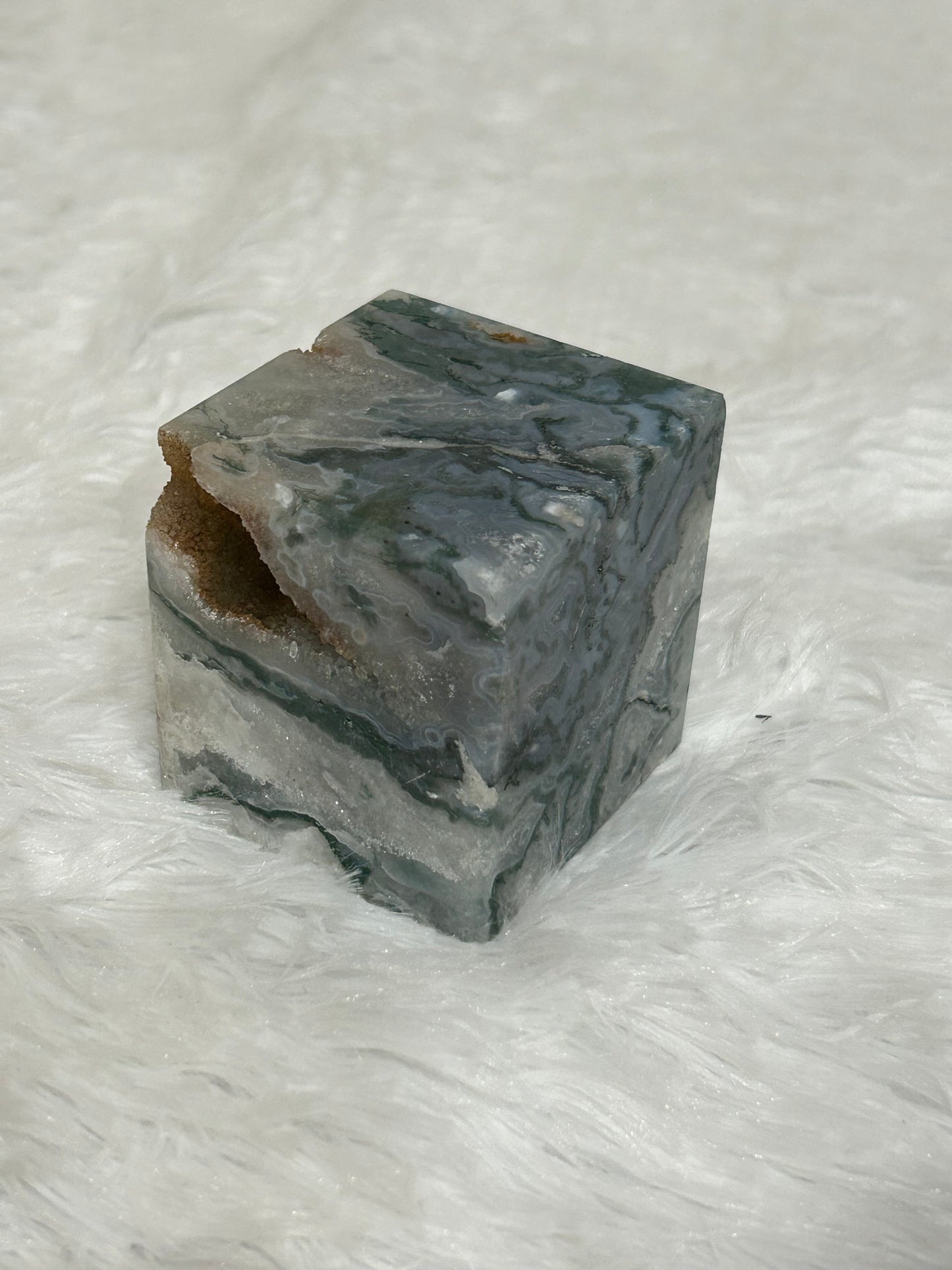 Cube(s) - Moss Agate