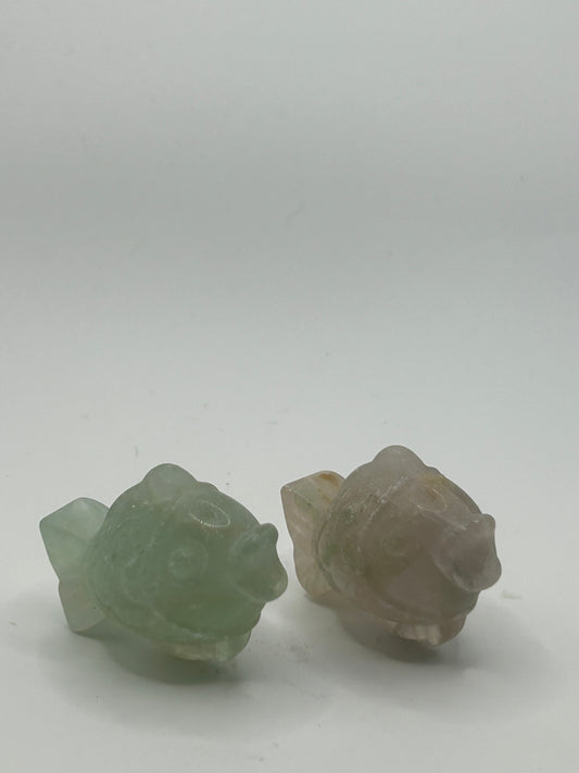 Fish, Small - Fluorite (Multi-Colored)