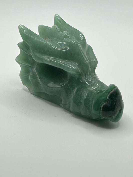 Dragon Head(s) - Green Aventurine