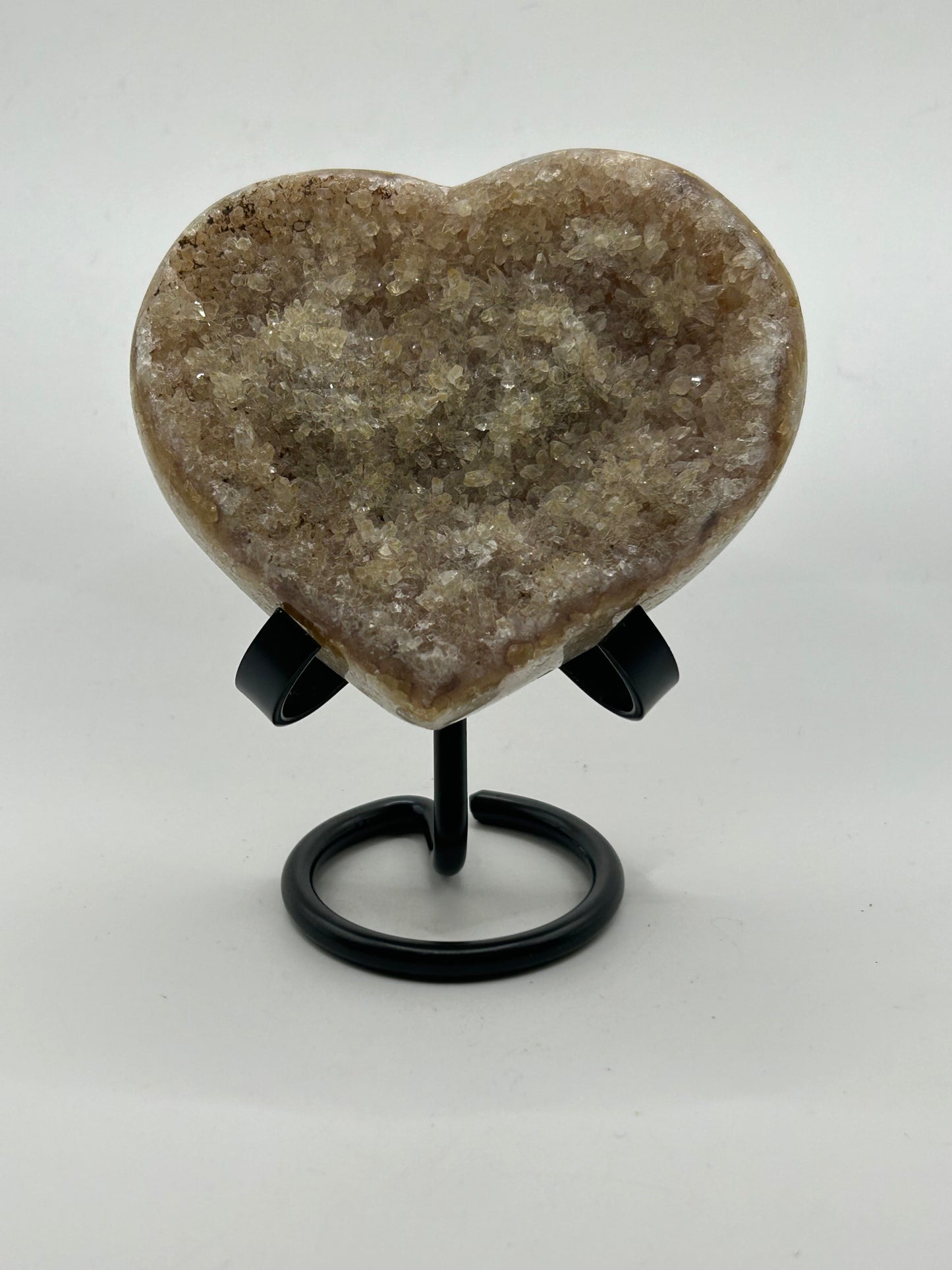 Heart(s), cut base - Citrine