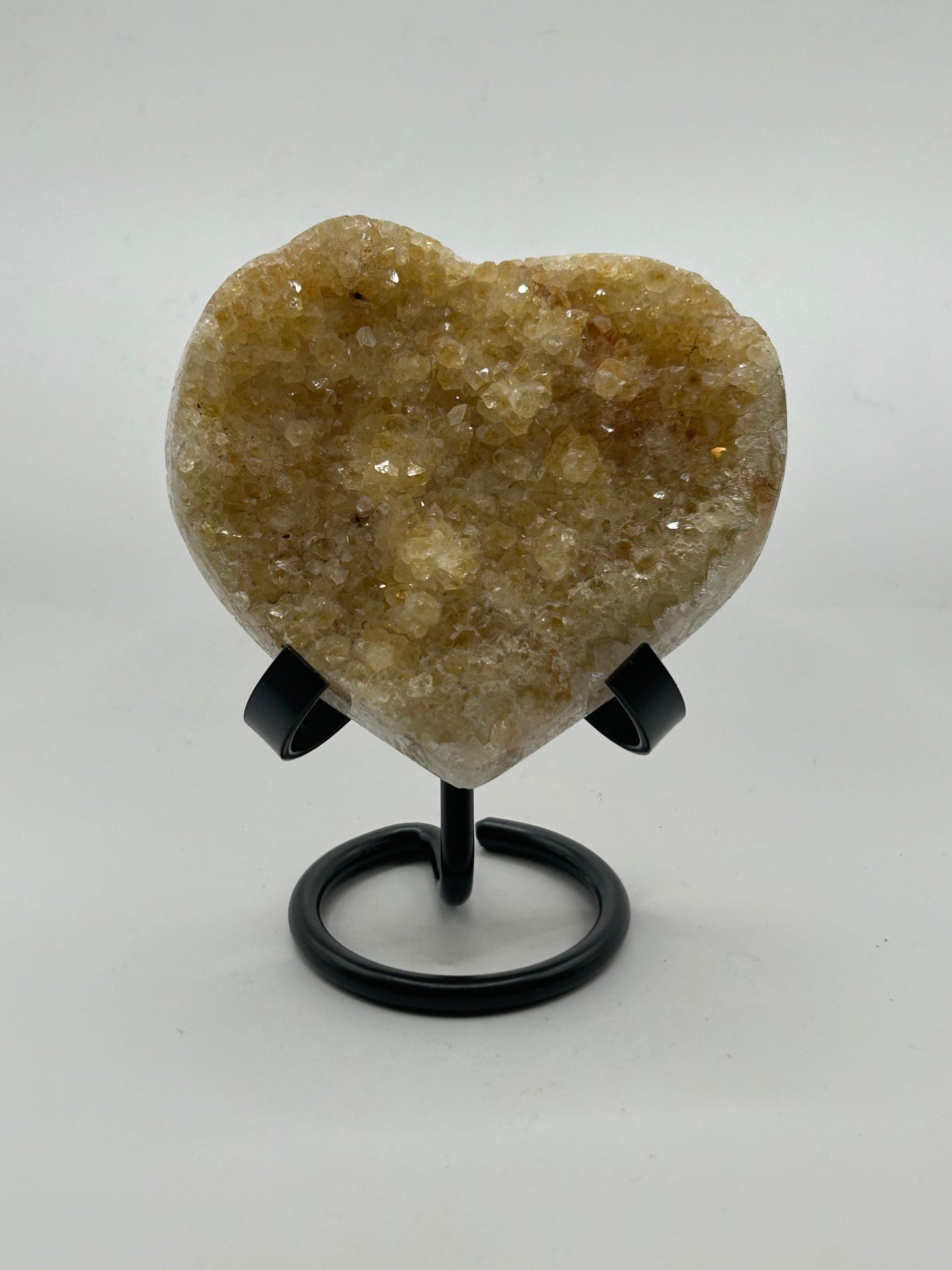 Heart(s), cut base - Citrine