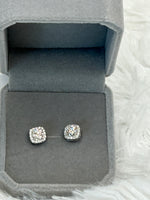 Earrings, Moissanite