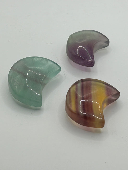 Moon(s), Small - Fluorite (Multi-Colored)