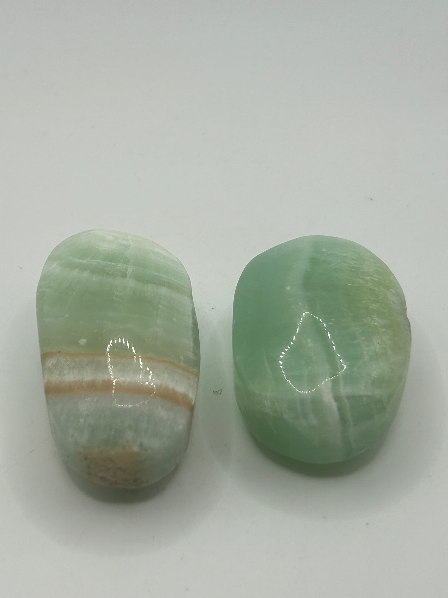 Palm Stone(s), Green Onyx