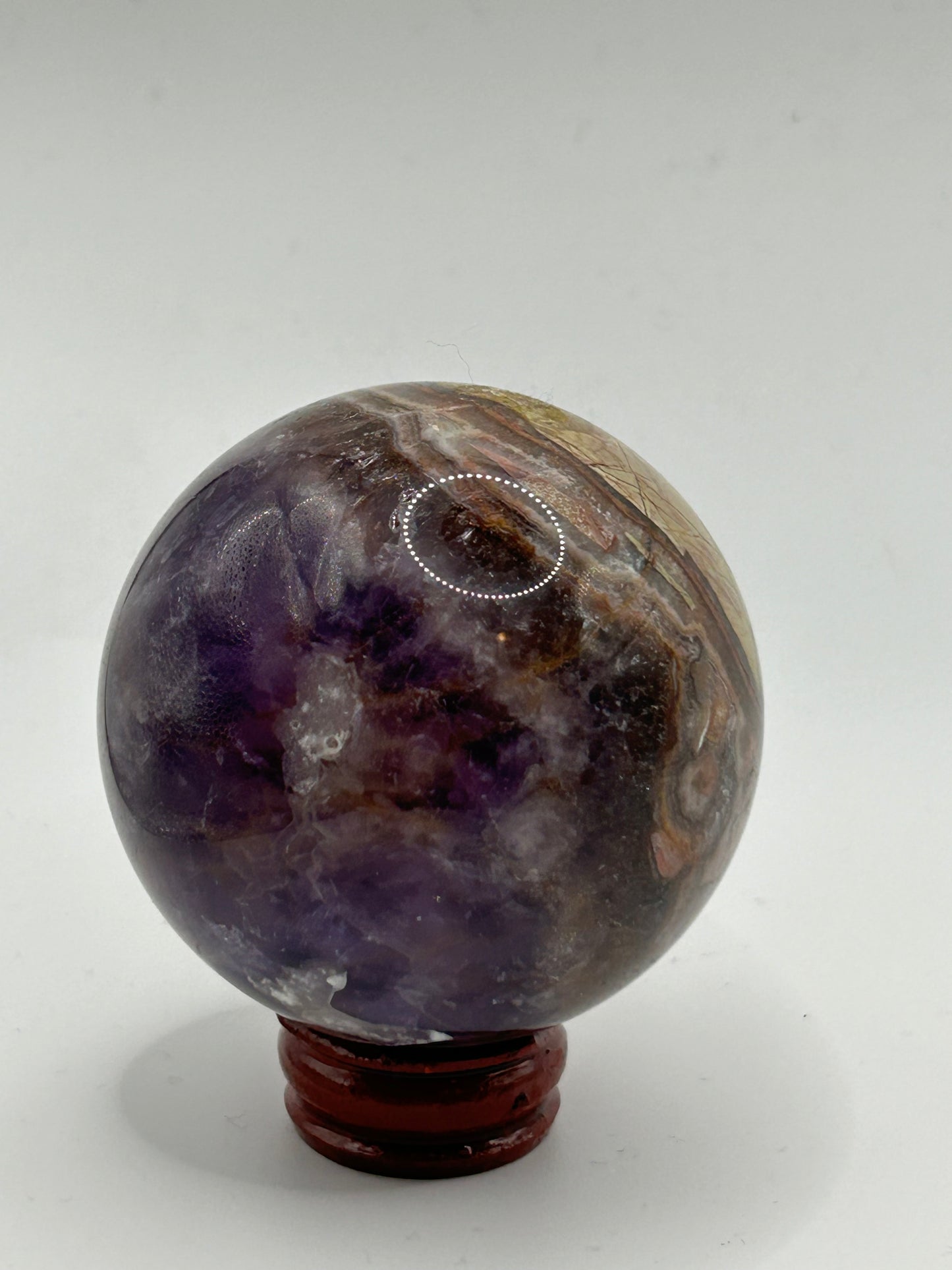 Sphere(s) - Amethyst and Mexican Crazy Lace Agate